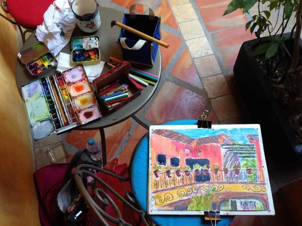 Colourful figurative painter & art blogger