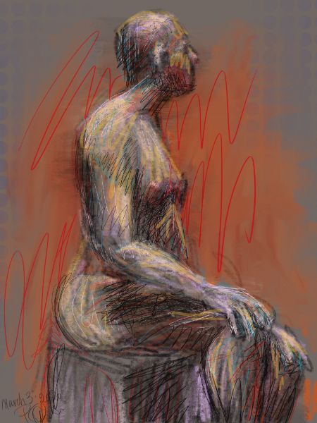digital-painting-nude-man