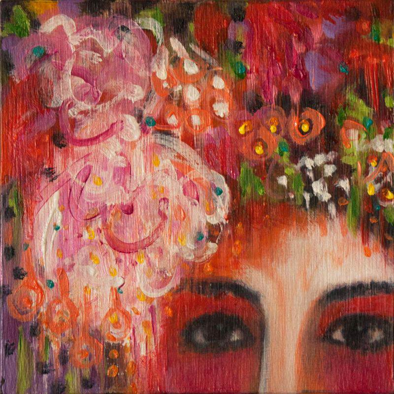 Juicy florals, oil painting